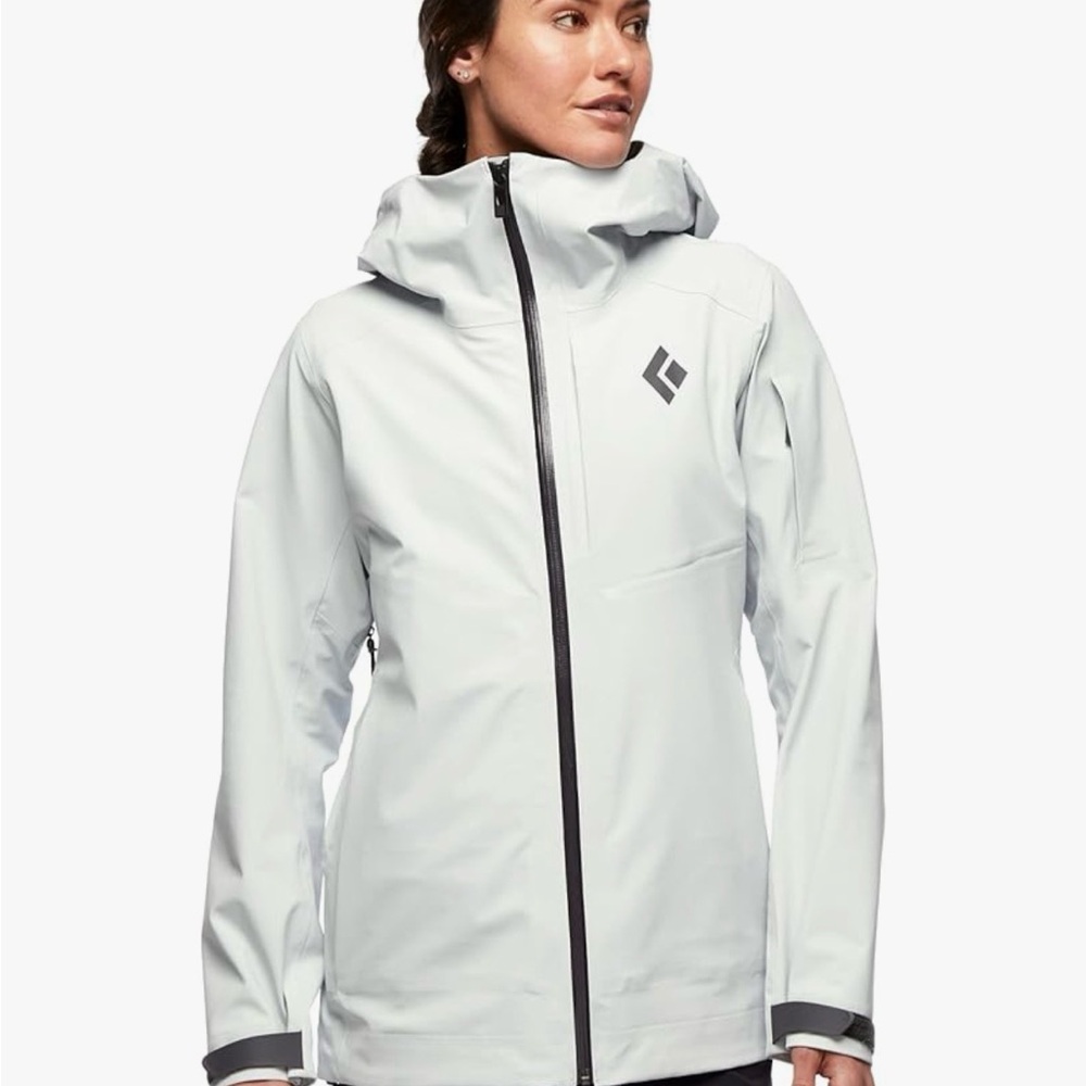 Black Diamond Cream Hooded Jacket - Picture 3 of 10